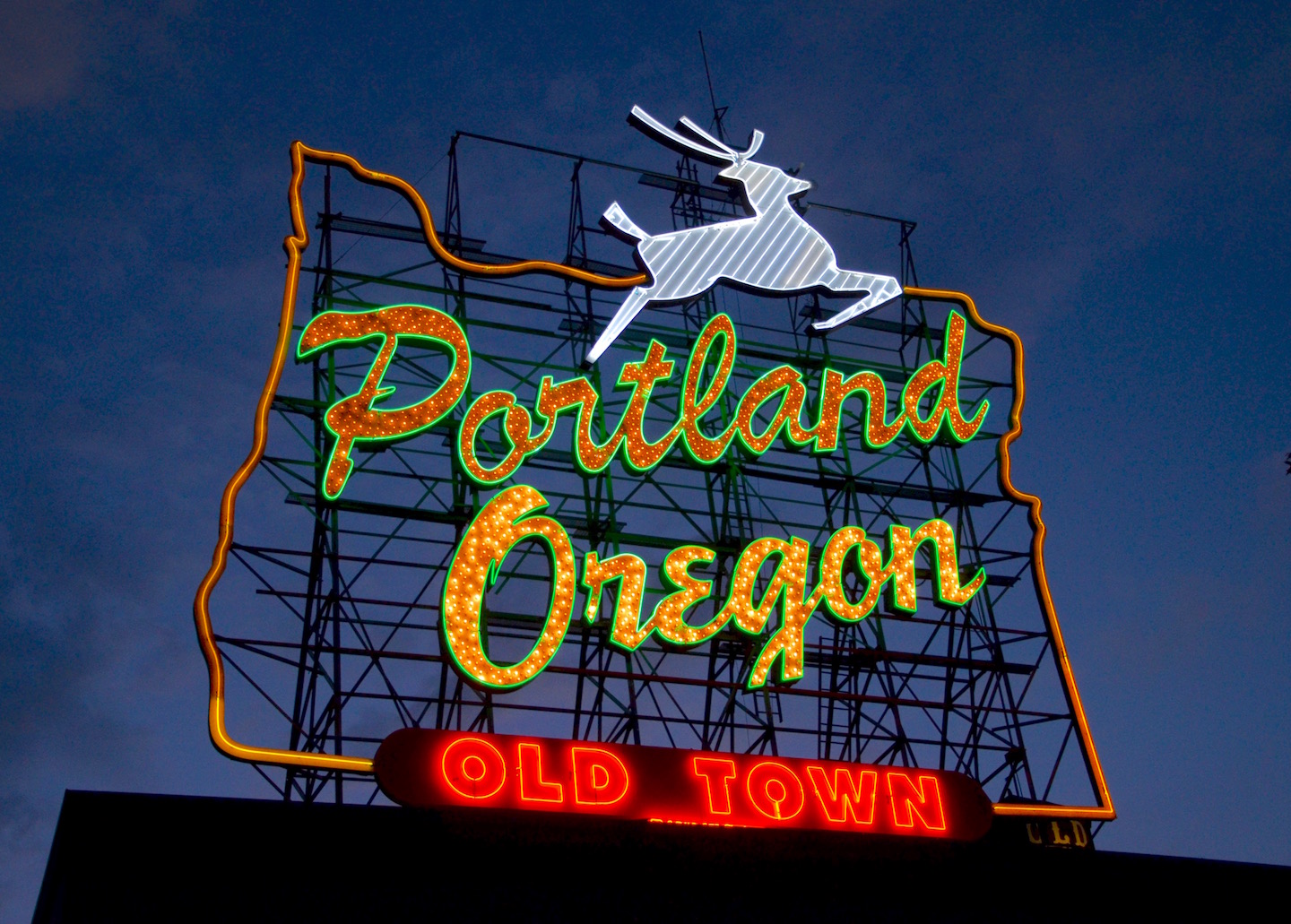 Image of Portland, Oregon sign